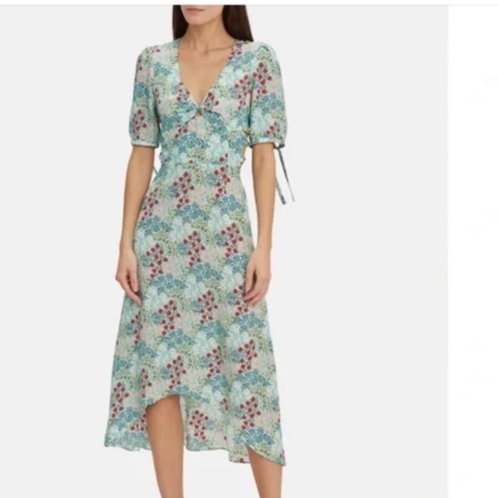Intermix silk Floral Cutout Dress
